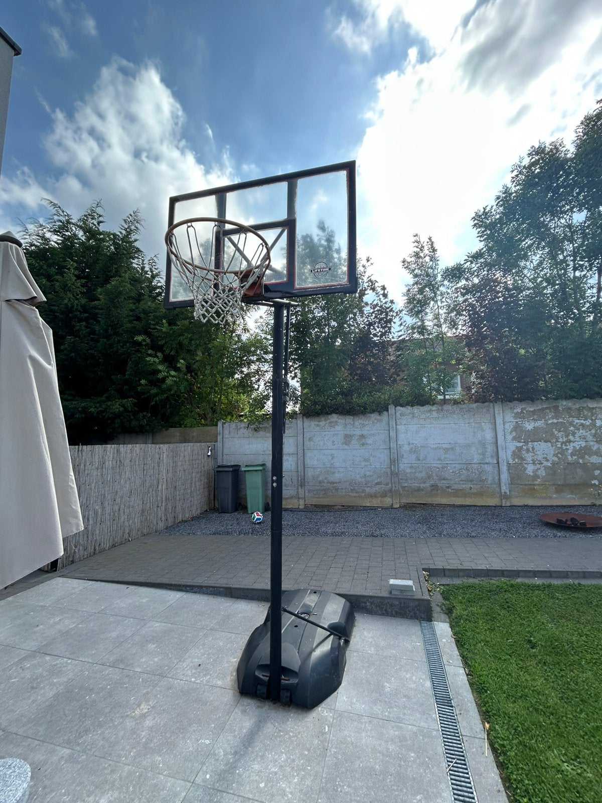 Basketbalpaal Lifetime, Ophalen, Gebruikt
