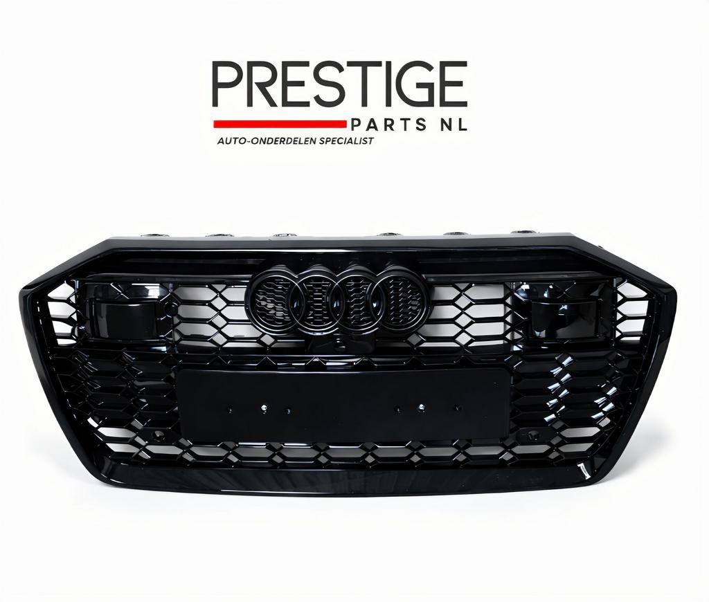 Grill Audi A6 C8 4K S-line S6 RS6 LOOK GRILLE HOOGLANS ZWART, Neuf, -, Origine de la pièce connue, Audi