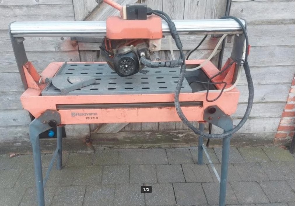 husqvarna tegelzaag, Ophalen