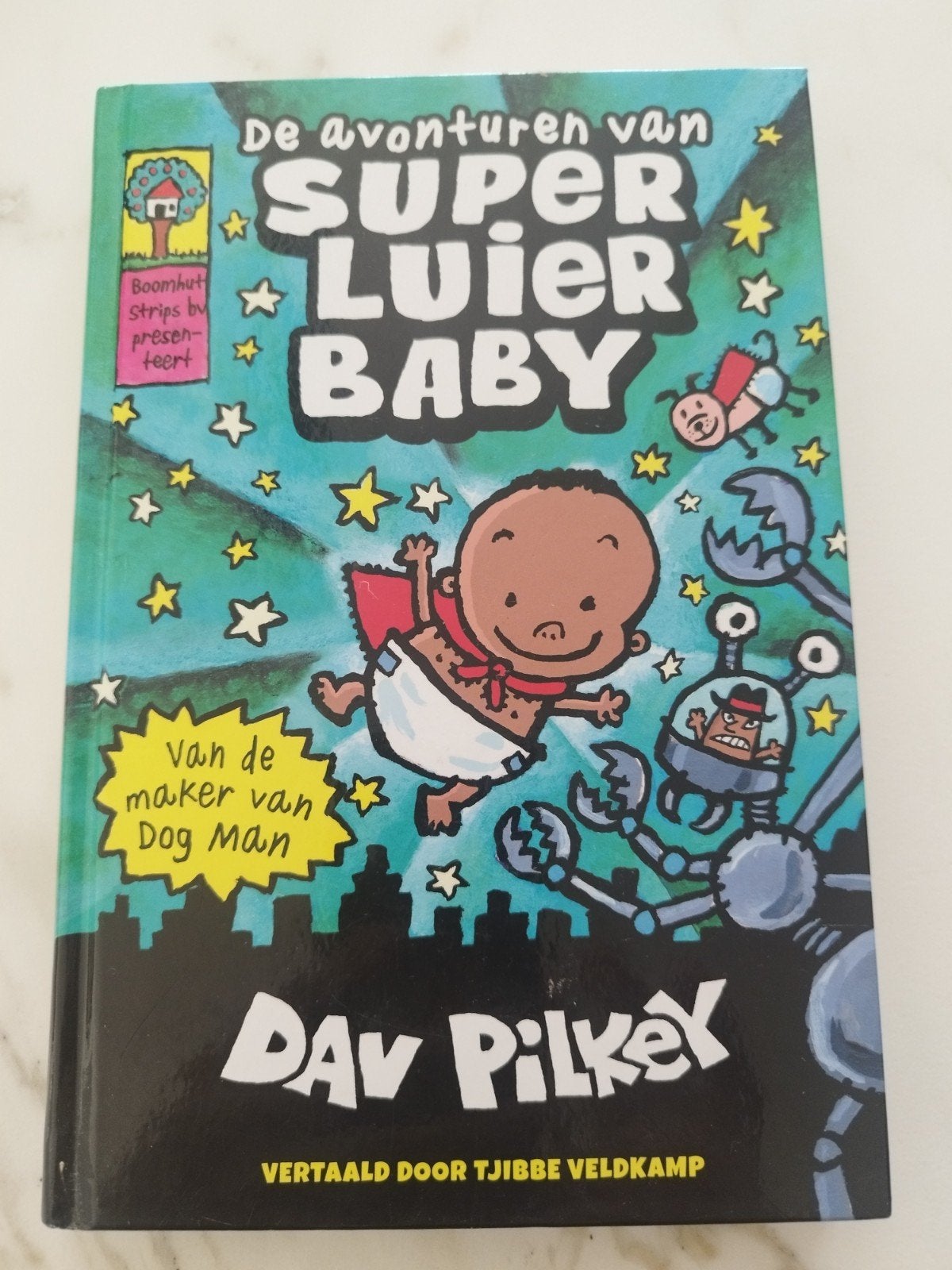 Dav Pilkey - De avonturen van super luier baby, Boeken, Ophalen of Verzenden, Dav Pilkey