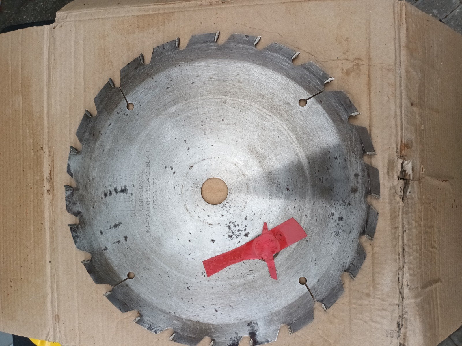 Groot zaagblad Leitz 350 x 30 z24, Ophalen, Gebruikt, Cirkelzaag, Leitz