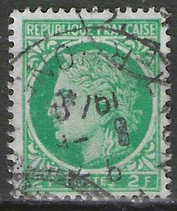 France 1945/1947 - Yvert 680 - Cérès de Mazelin (ST), Envoi, Affranchi