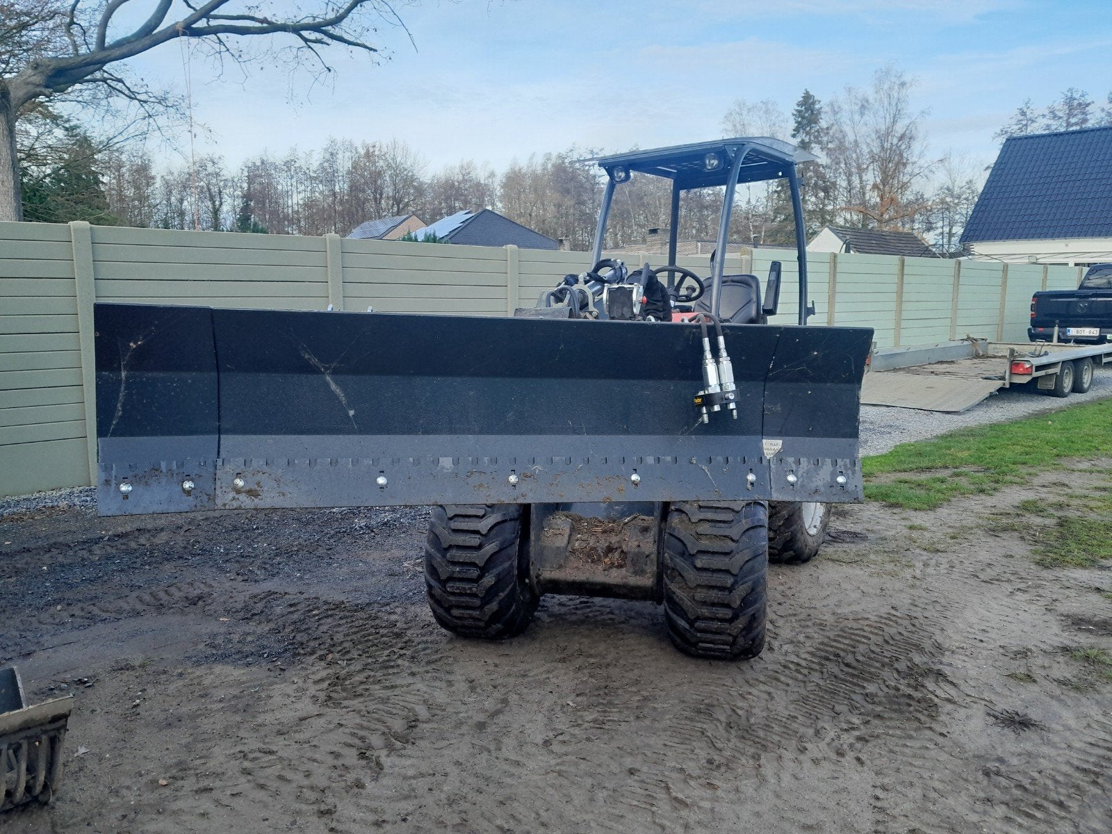 Sneeuw modder grondschaaf voor norcar, Ophalen