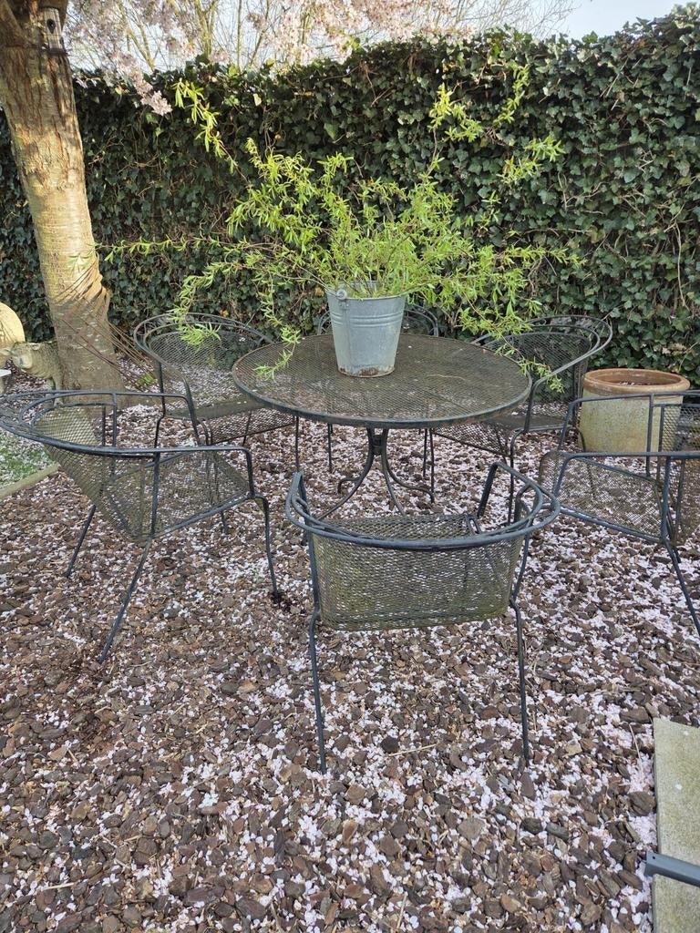 Gietijzeren tuinset, Ophalen, Tuinset