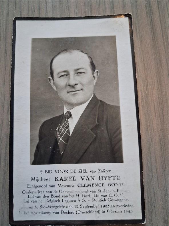 BP oorlog : st jan in eremo / dachau ( karel van hyfte ), Ophalen of Verzenden
