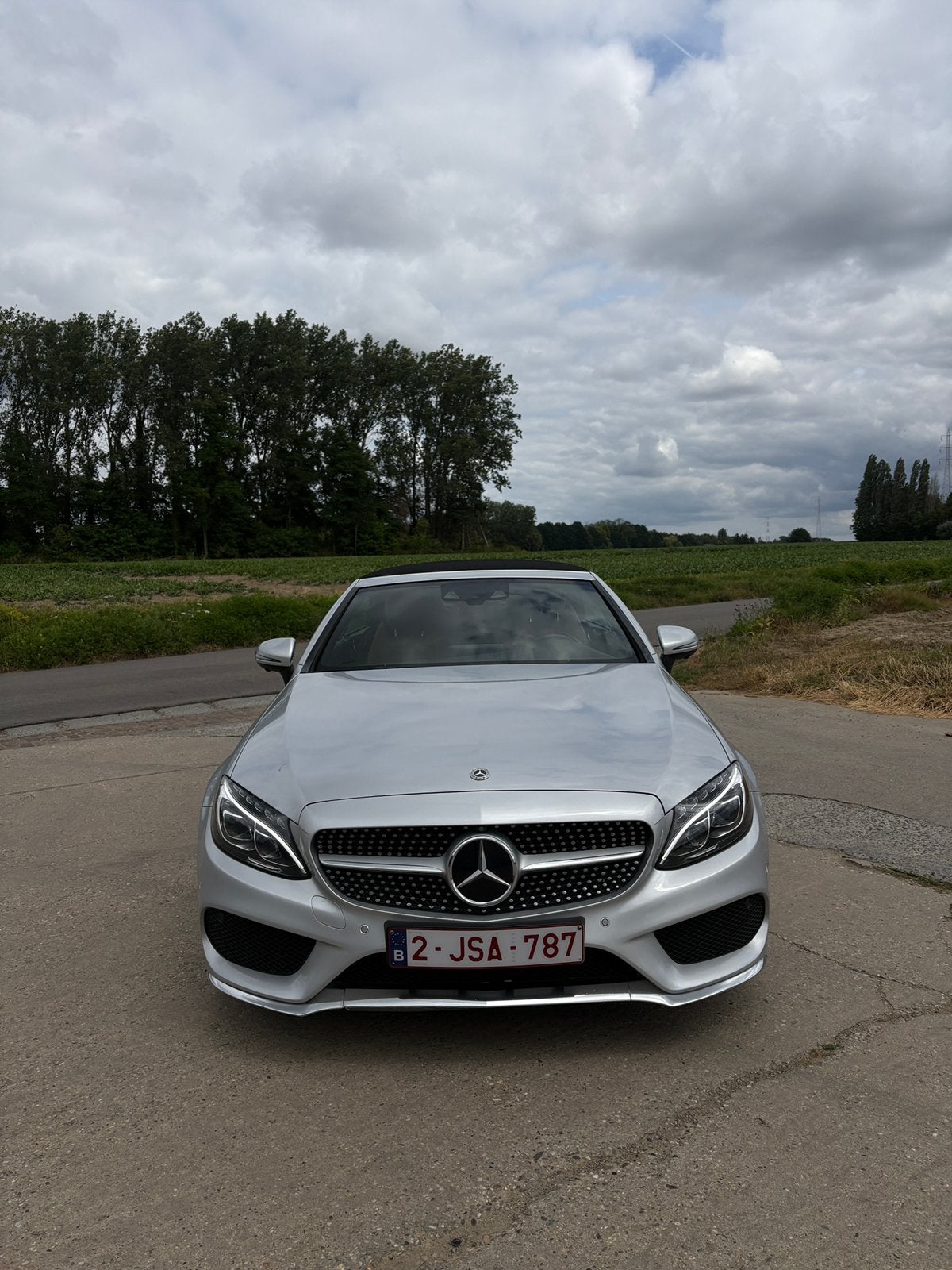 Mercedes Benz Classe C Cabriolet, Autos, Mercedes-Benz, Cuir, Argent ou Gris, Achat, Euro 6