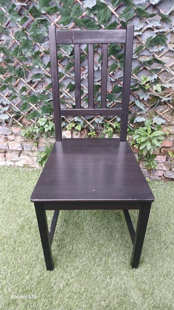 6 splinternieuwe ikea houten stoelen, Ophalen