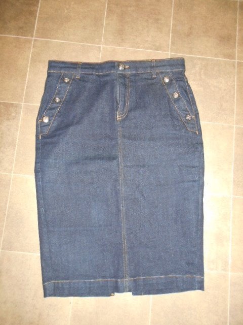 Jeansrok  Kaos  / Maat 38, Kleding | Dames, Rokken, Maat 38/40 (M), Blauw, Ophalen of Verzenden, Zo goed als nieuw