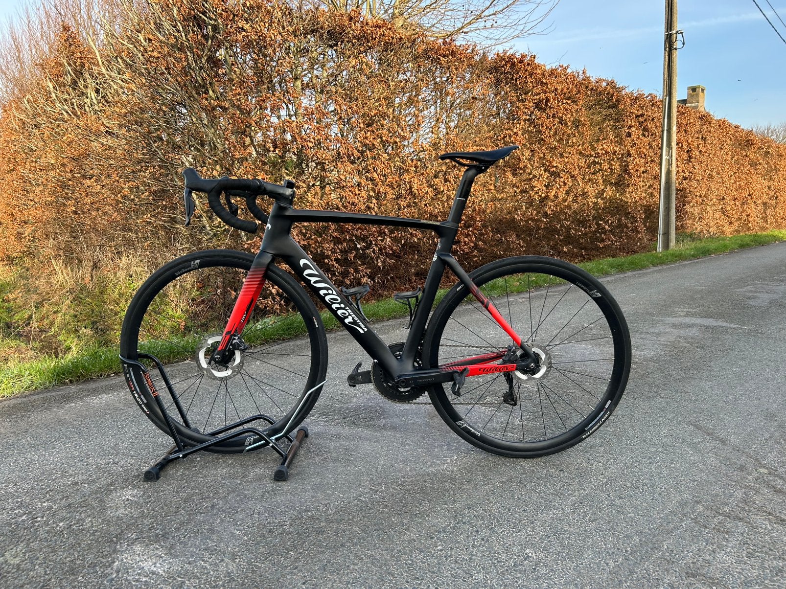 Koersfiets, Vélos & Vélomoteurs, Vélos | Vélos de course, Comme neuf, Frein à disque, Carbone, Enlèvement