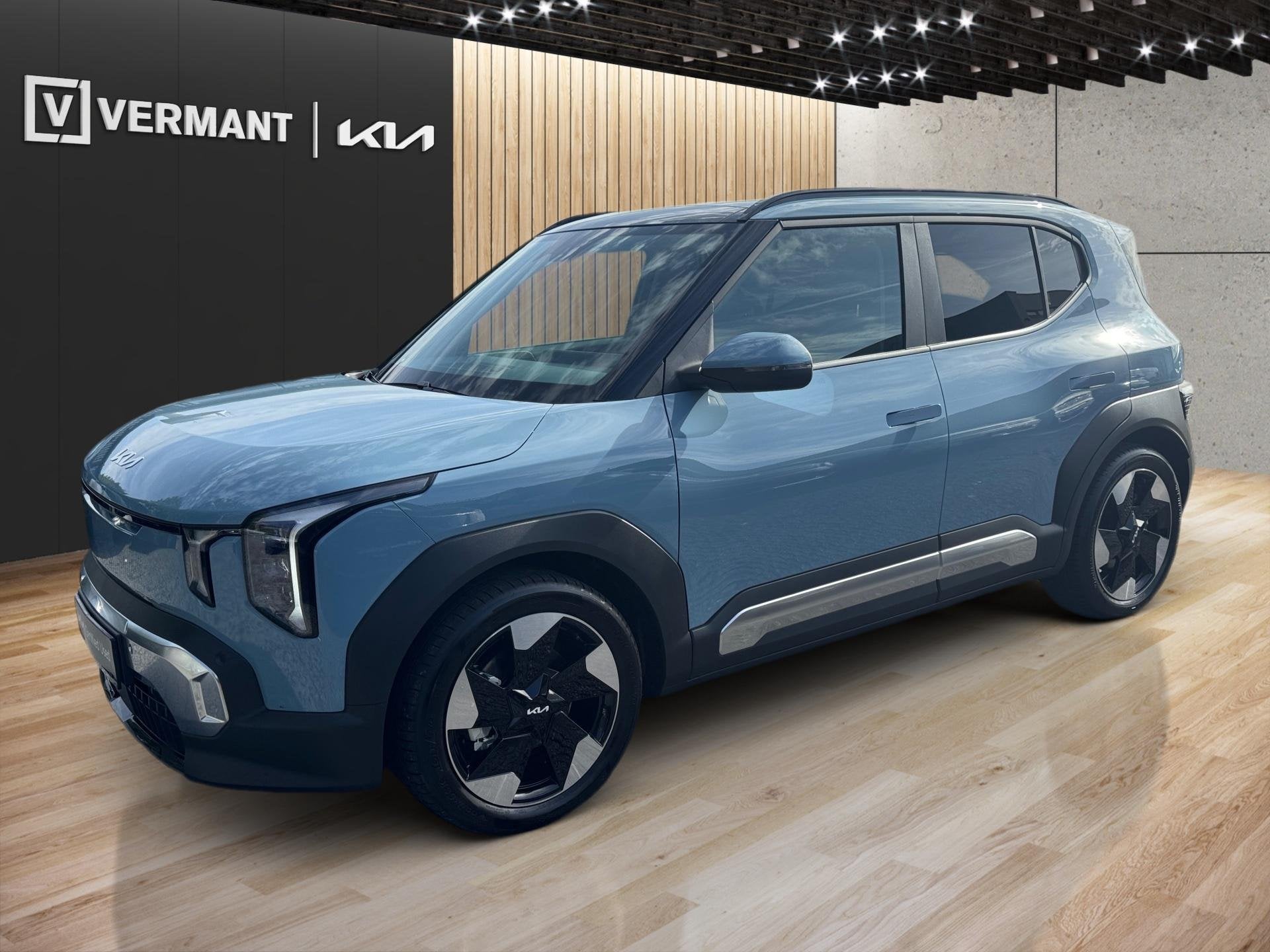 Kia EV2 42,2 kWH Business Plus + Style Pack - 4 Zit, Auto's, Automaat, Blauw, 108 kW, Elektrisch