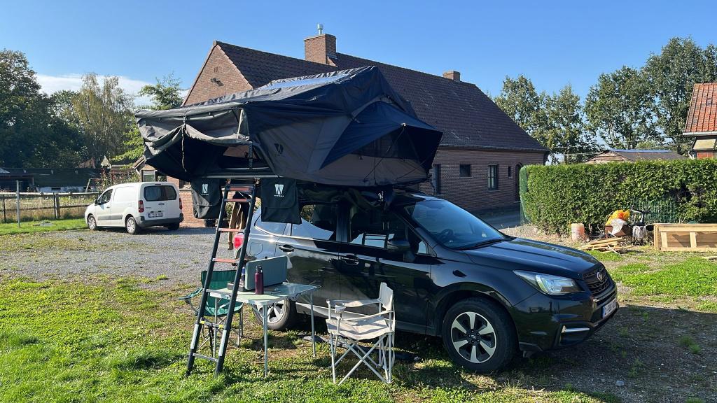 Daktent Vickywood 160 te huur! Mogelijk met kampeerpakket, Ophalen, Nieuw, Tot en met 3