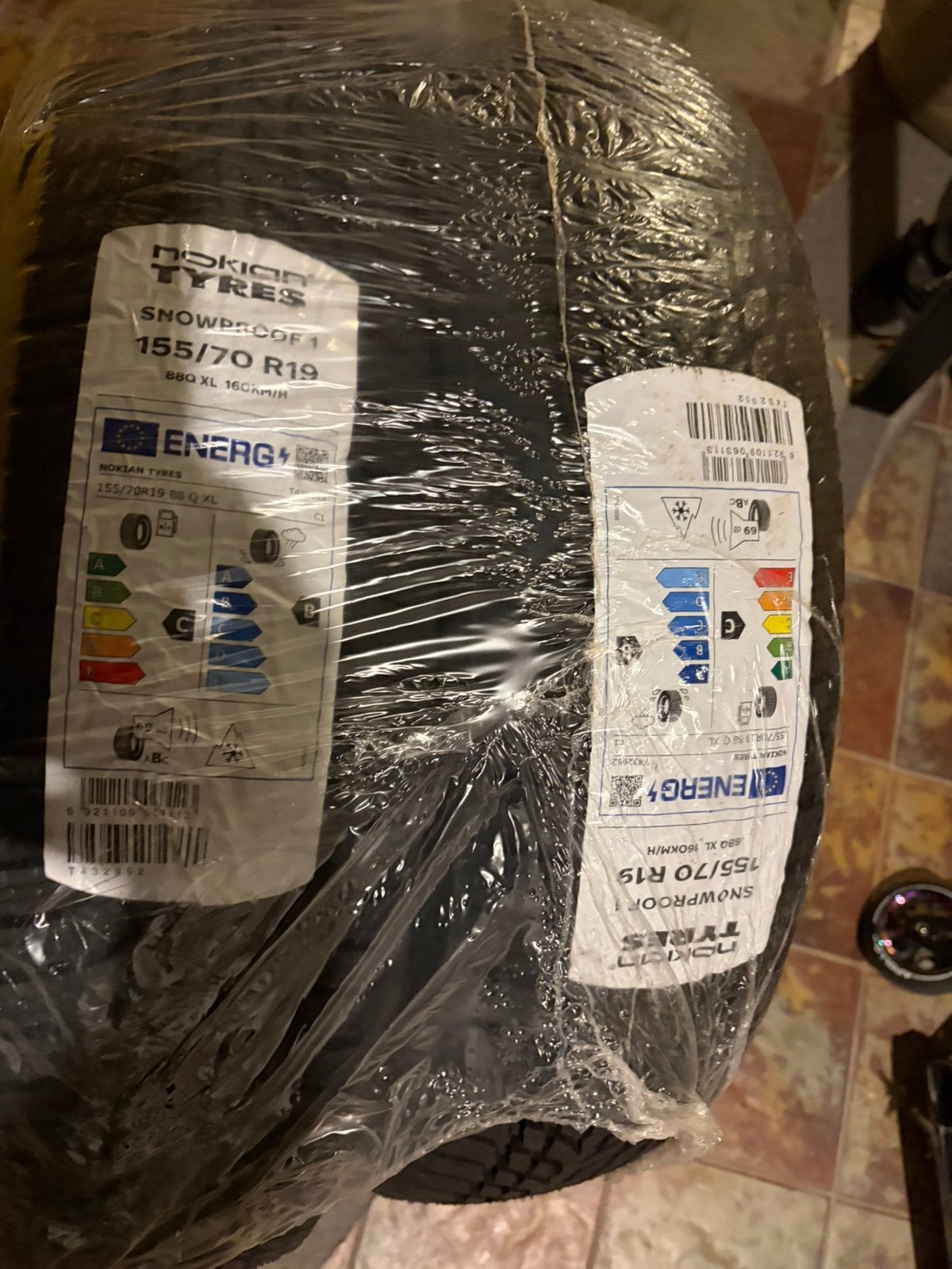 Nokian tyres winter BMW i3, Neuf, Pneus hiver, 155 mm, Véhicule de tourisme