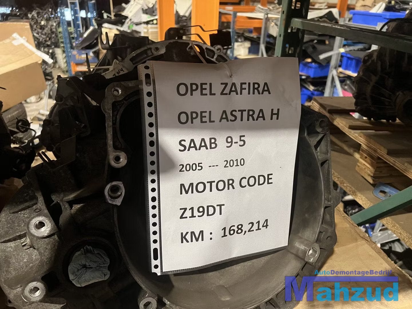 OPEL ZAFIRA B ASTRA H 1.9 CDTI Versnellingsbak, Opel Automobile GmbH, Opel, Bahnhofsplatz 1
65423  Russelsheim am Main, DE, Kontakt@opel-infoservice.de