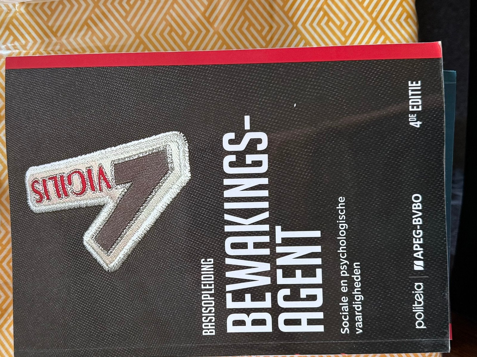 Schoolboeken: Basisopleiding Bewakingsagent, Ophalen, Zo goed als nieuw