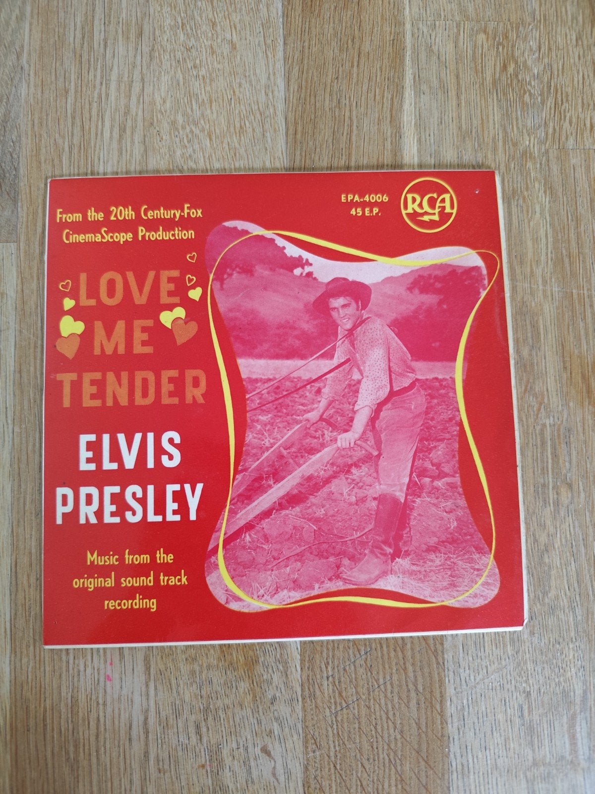 Zeldzame Elvis ep 1956 Belgische persing, EP, Ophalen, EP