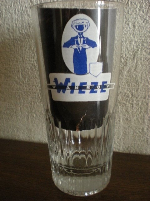 VAN ROY Wieze (oud), Verzamelen, Biermerken, Zo goed als nieuw, Glas of Glazen, Ophalen of Verzenden