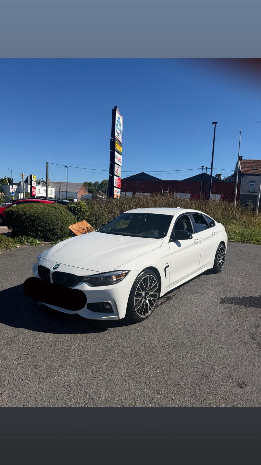 Bmw serie 4 420d, Remorque