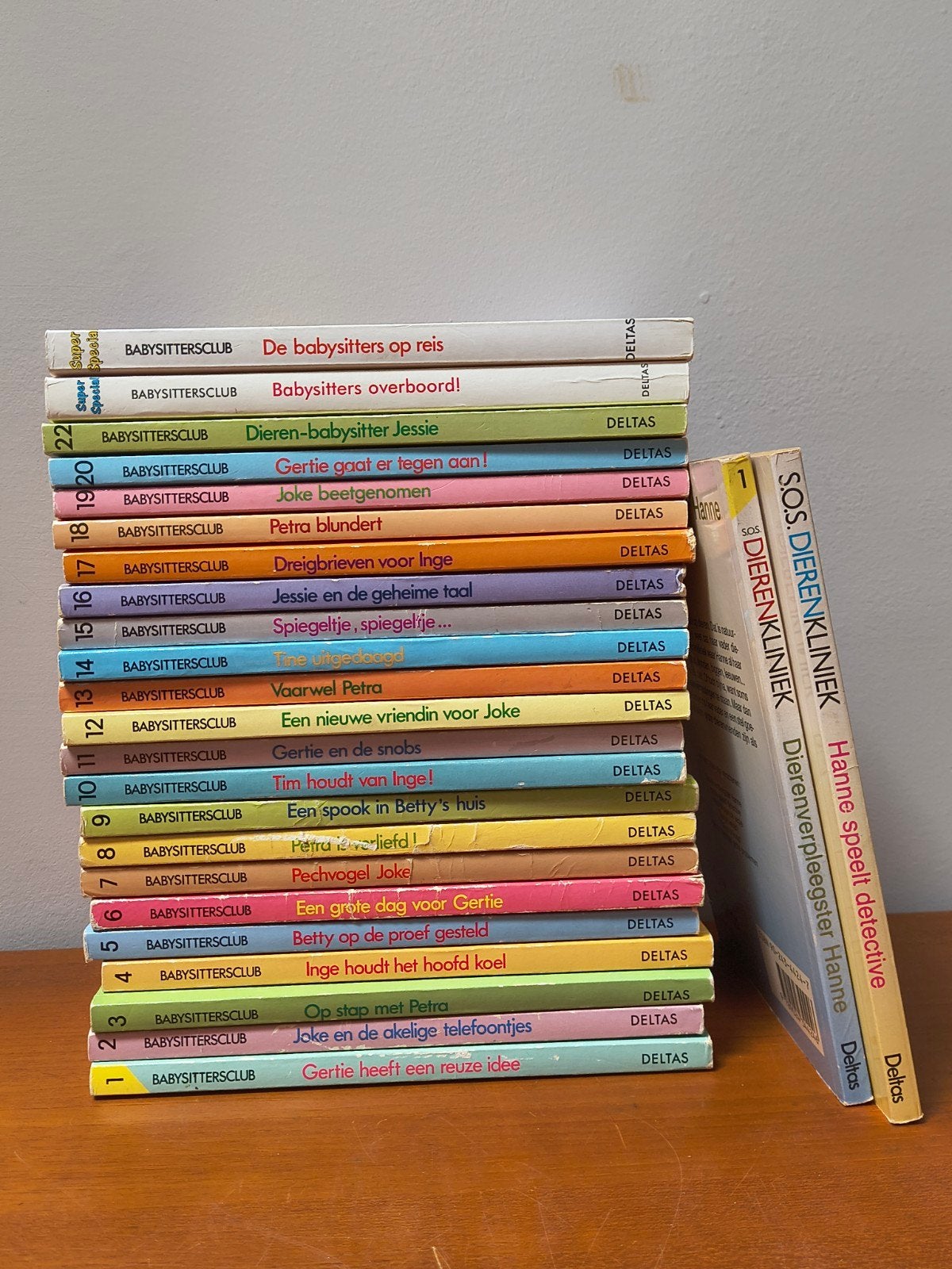 Grote verzameling Babysittersclub boeken (24 stuks - nr. 1 t, Ophalen, Gelezen
