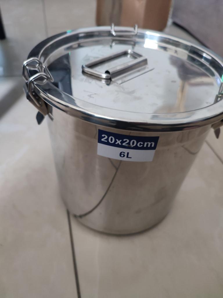 Bidon inox, Enlèvement ou Envoi, Neuf, Inox, Casserole, Bidon ou Boîte