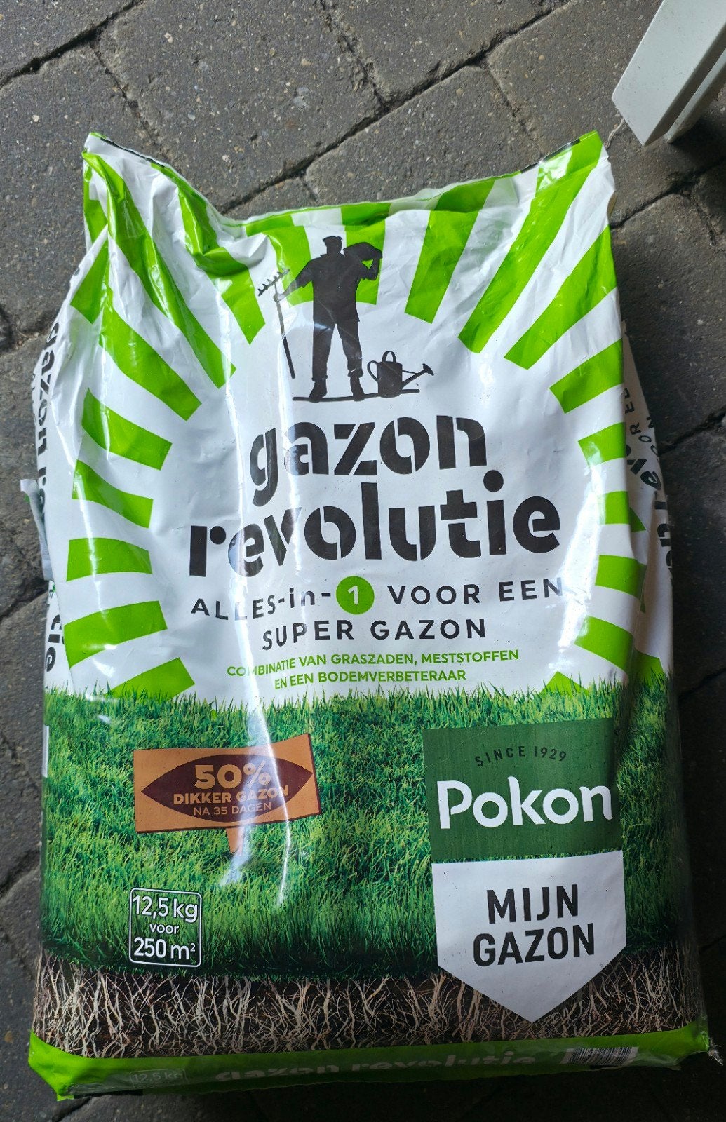 GAZONMESTSTOF 3 IN 1  ongeopende zak, Tuin en Terras, Ophalen
