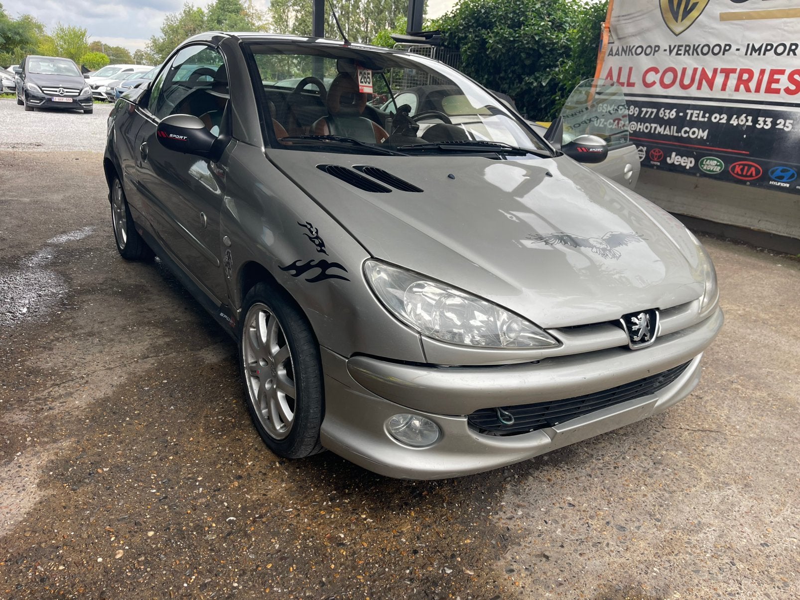 Peugeot 206, cabriolet, essence, Auto's, Peugeot, Cabriolet, Bedrijf, Te koop, Benzine