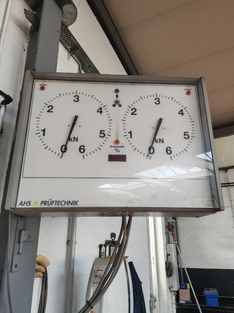 Remtestbank, Ophalen, Gebruikt