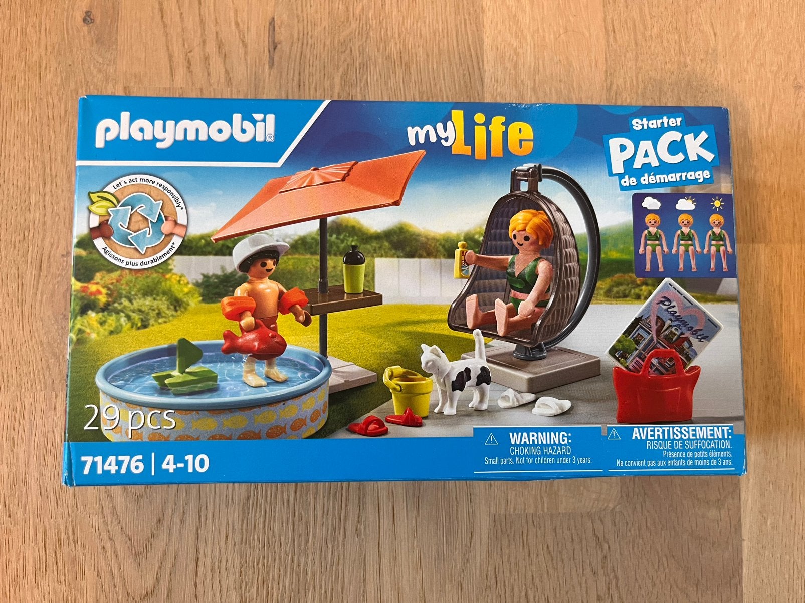 Playmobil My life zwembad zomer 71476, Kinderen en Baby's, Ophalen of Verzenden, Zo goed als nieuw