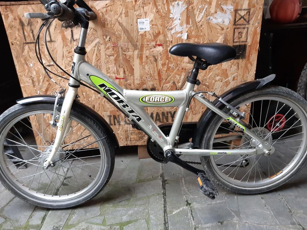 Kinderfiets norta, Ophalen