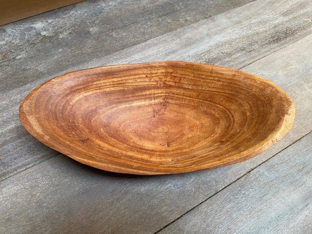 Mangoschaal uit Senegal gekocht in Senegal 33x16,5x H 6,5, Gebruikt, Verzenden, Overige typen, Handgemaakt