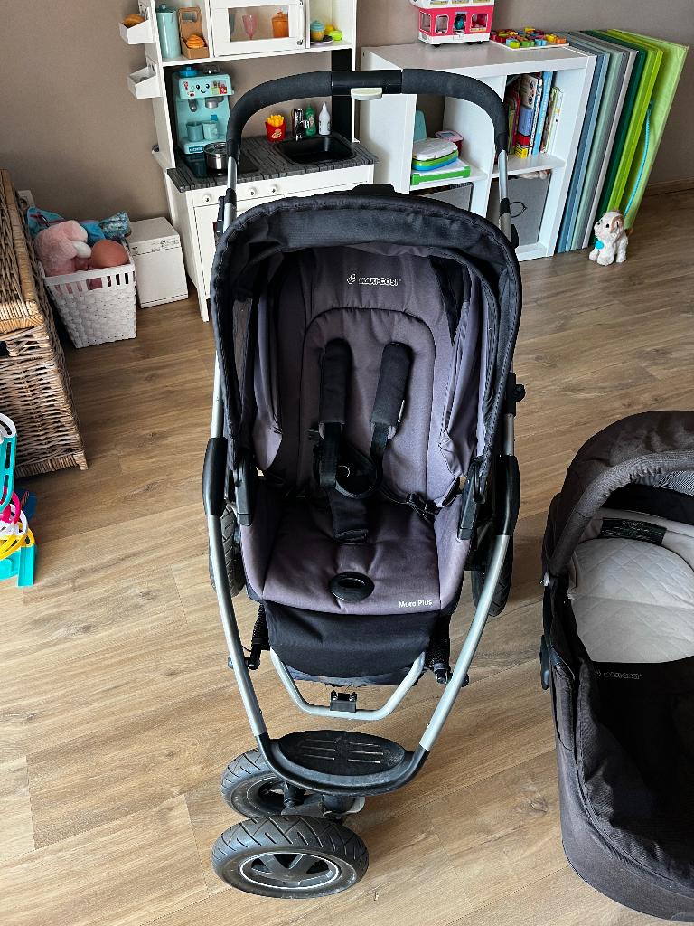 Maxi Cosi set (draagmand-buggy-maxi cosi), Kinderen en Baby's, Ophalen, Gebruikt, Maxi-Cosi, Verstelbare rugleuning