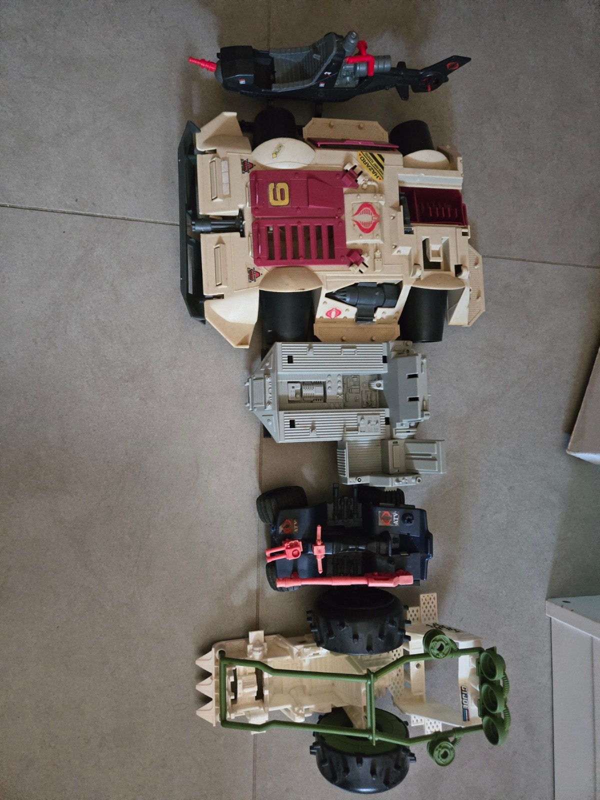 Véhicules Gi Joe 5, Enlèvement