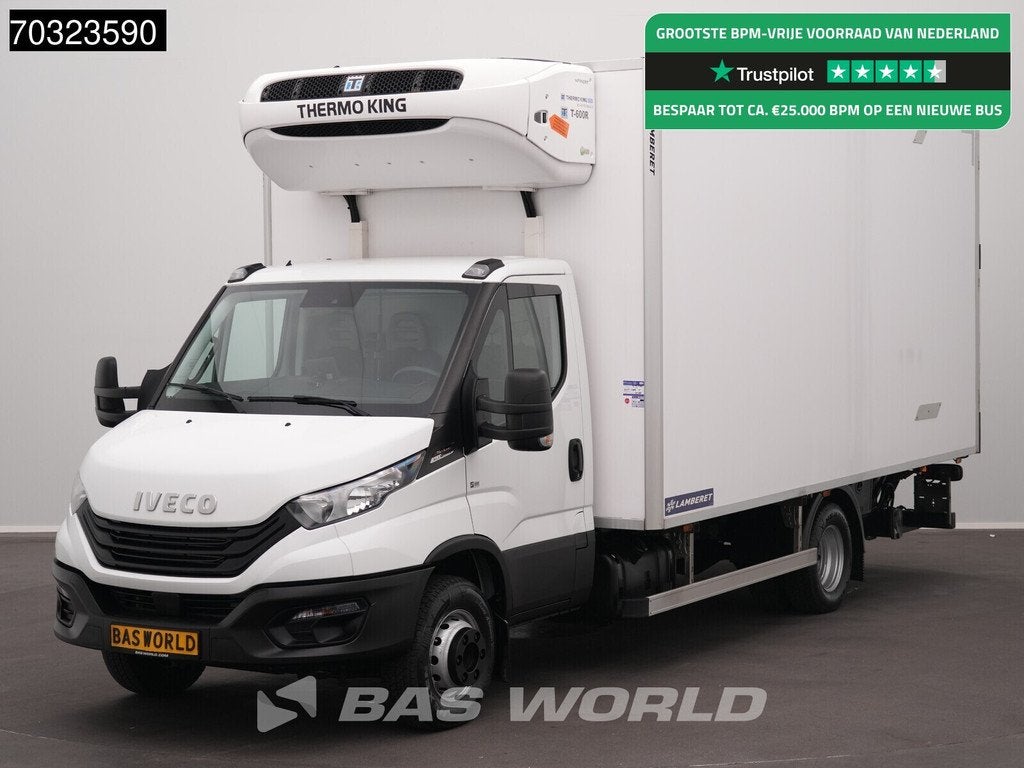 Iveco Daily 72C21 3.0L Automaat Laadklep Koelwagen 210PK Dub, Auto's, Stof, Gebruikt, Euro 6, 4 cilinders