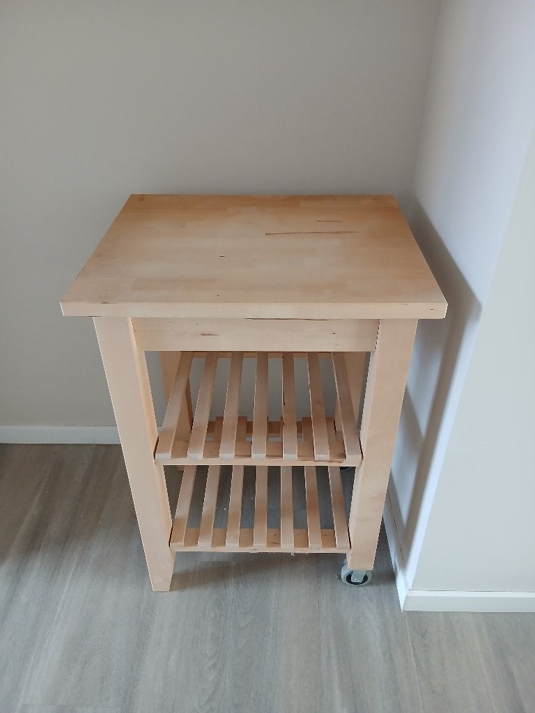 Jolie desserte en bois, Beige, Moins de 100 cm, Comme neuf, Enlèvement
