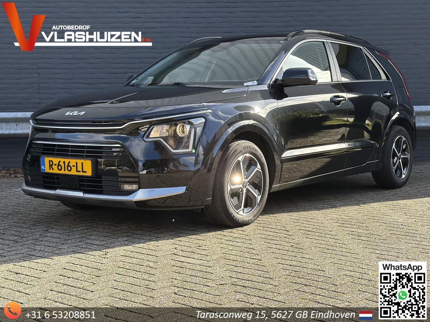 Kia Niro 1.6 GDi Hybrid ExecutiveLine | € 13.200,- NETTO!, Auto's, Automaat, Zwart, Hybride Elektrisch/Benzine, SUV of Terreinwagen