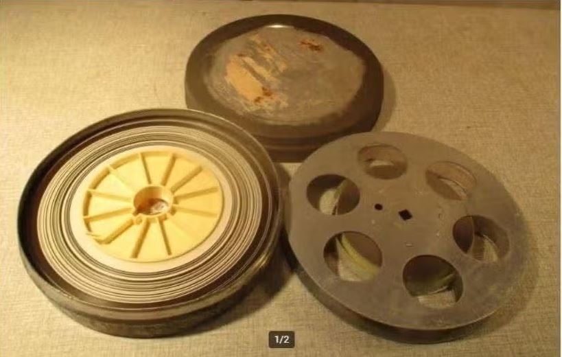 Ancien rouleau de film 16 mm - Amorces - 18 cm, Enlèvement ou Envoi, Film 16 mm