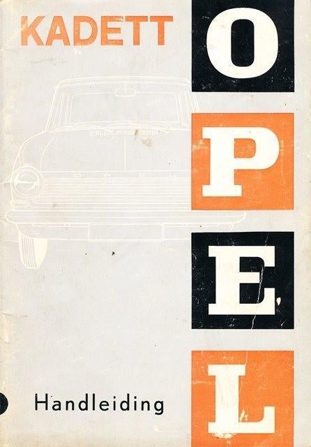 (a1) Opel Kadett, handleiding, Boeken, Auto's | Boeken, Verzenden, Gelezen, Opel