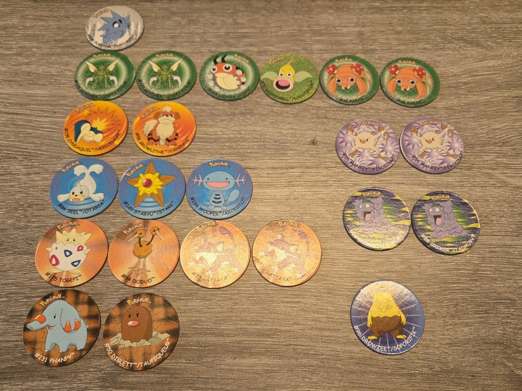 Superbe lot de Pokémon Flippos vintage (Smiths) - 23 pièces, Collections, Flippos, Collection, Enlèvement ou Envoi