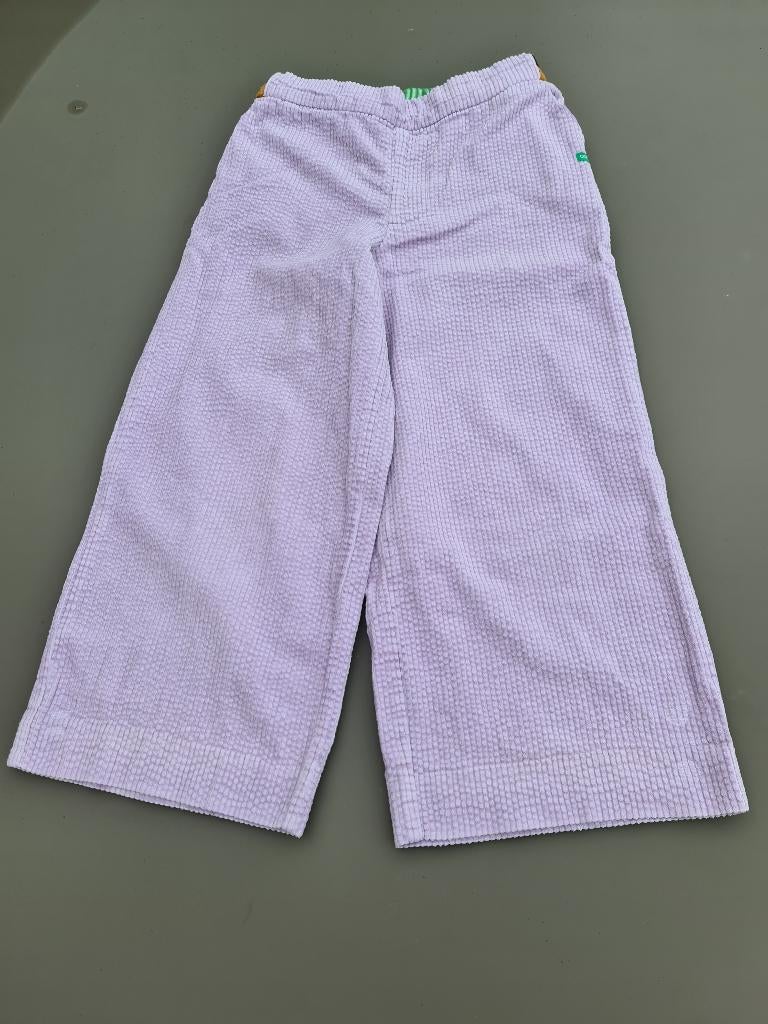 Lila ribfluweel broek, CKS, 140, Kinderen en Baby's, Kinderkleding | Maat 140, Ophalen, Zo goed als nieuw, Broek