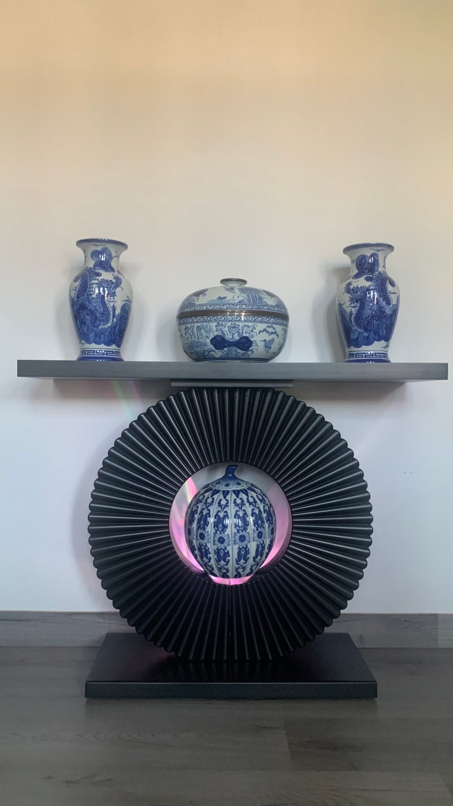 SO AWESOME VINTAGE BLUE & WHITE WITH RARELY PRETTY MOTIFS, Enlèvement