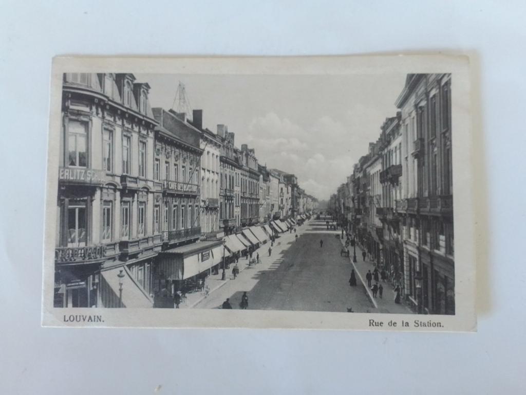 LEUVEN LOUVAIN RUE DE LA STATION, Envoi, Avant 1920, Non affranchie, Brabant Flamand