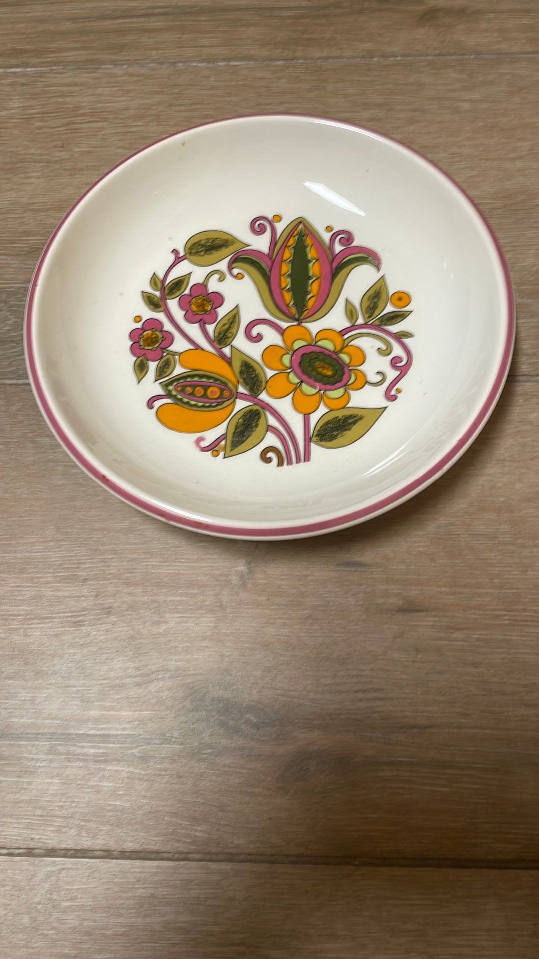 Diep boch bord, Antiek en Kunst, Ophalen of Verzenden