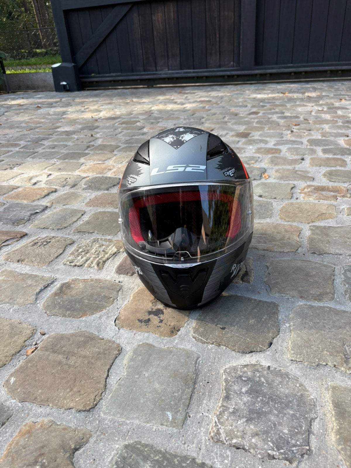 LS2 karthelm/motorhelm, Sport en Fitness, Ophalen, Gebruikt, Kart