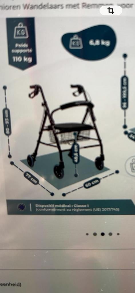 Rollator, Ophalen