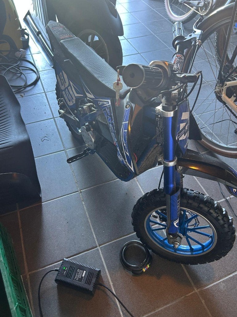 minibike nitro dirtbike, Fietsen en Brommers, Ophalen, Nitro, Zo goed als nieuw, Schijfrem