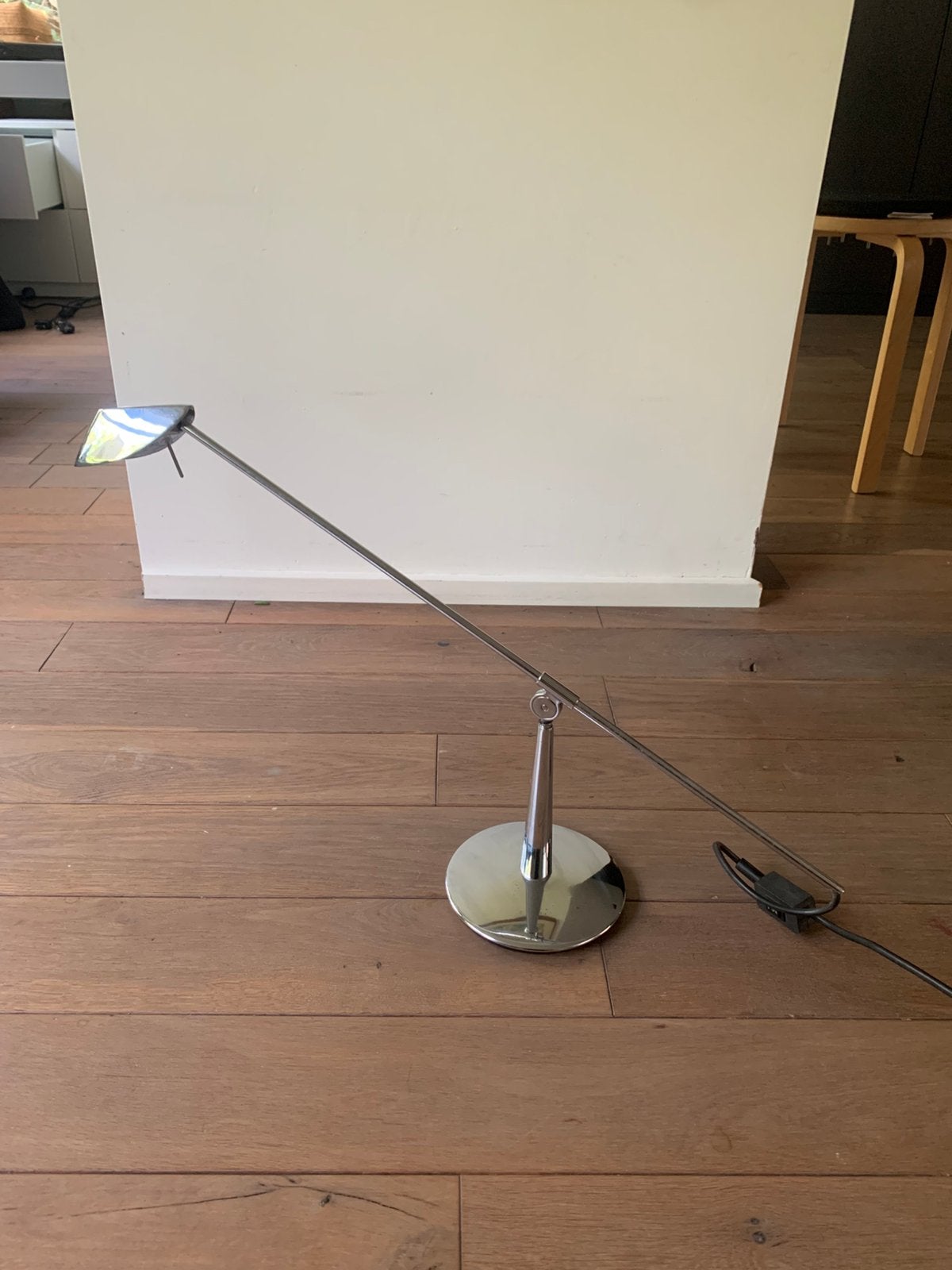 Mooie designlamp: B. Lux Table Lamp model Taps, Maison & Meubles, Avec abat-jour, Argenté, Comme neuf, Métal