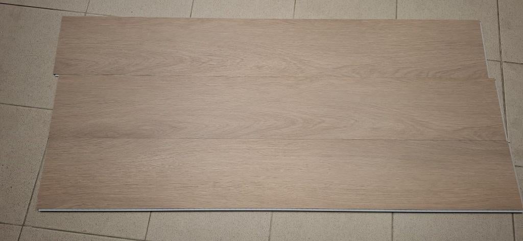 Vinyl laminaat canyon oak 28 m2, Huis en Inrichting, Stoffering | Vloerbedekking, Ophalen, Bruin, Zo goed als nieuw, 25 tot 50 m²