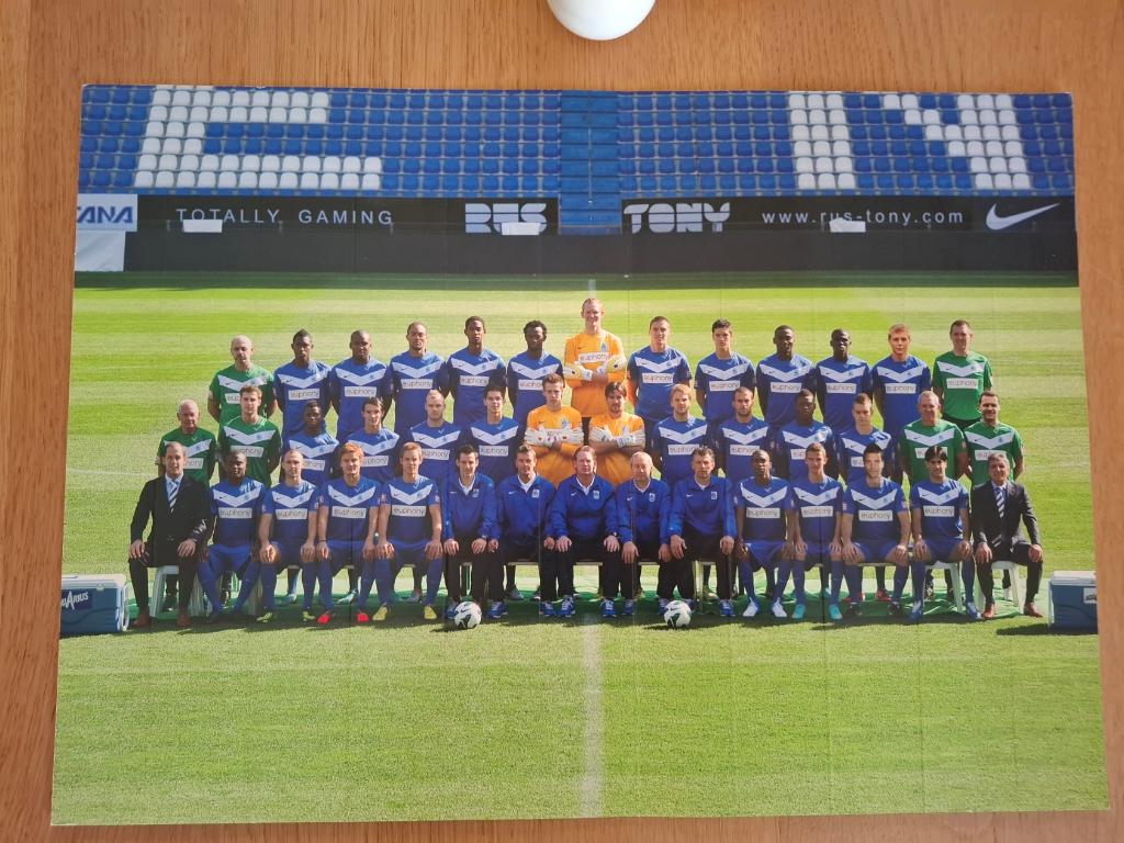 KRC Genk poster 2012, Ophalen of Verzenden, Zo goed als nieuw, Poster, Plaatje of Sticker