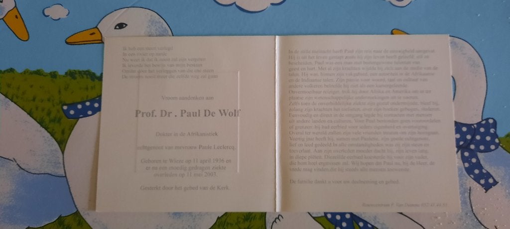 bidprentje Dokter  / Professor, Ophalen of Verzenden, Bidprentje