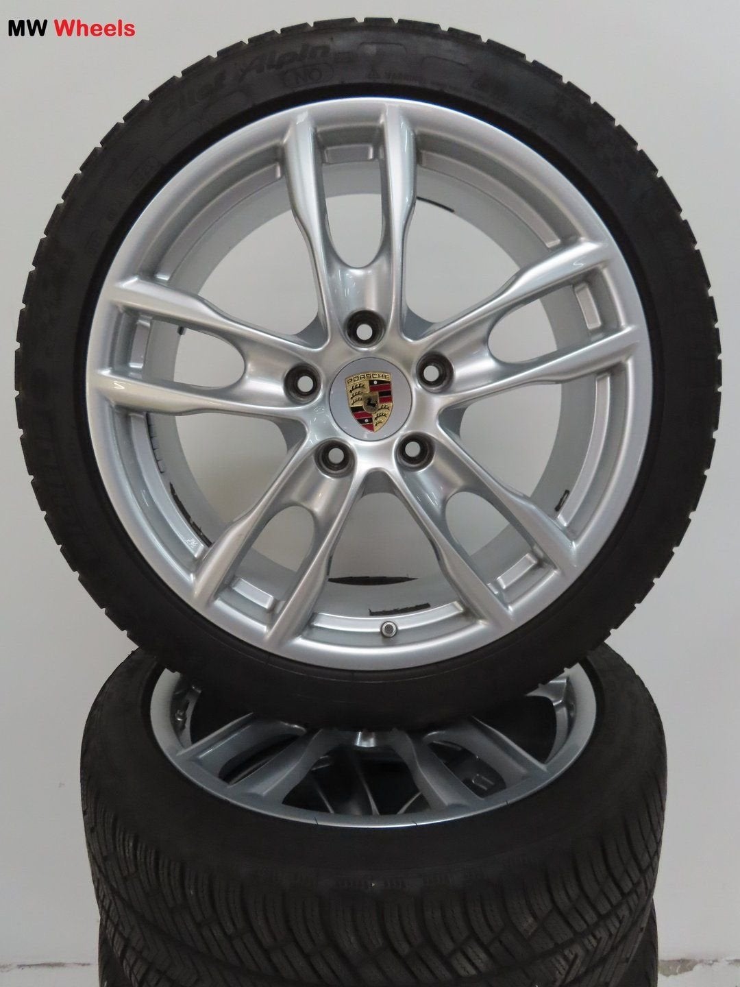 Porsche 19 inch velgen Boxster 981 en Cayman winterbanden, Auto-onderdelen, 19 inch, Gebruikt, -, 265 mm