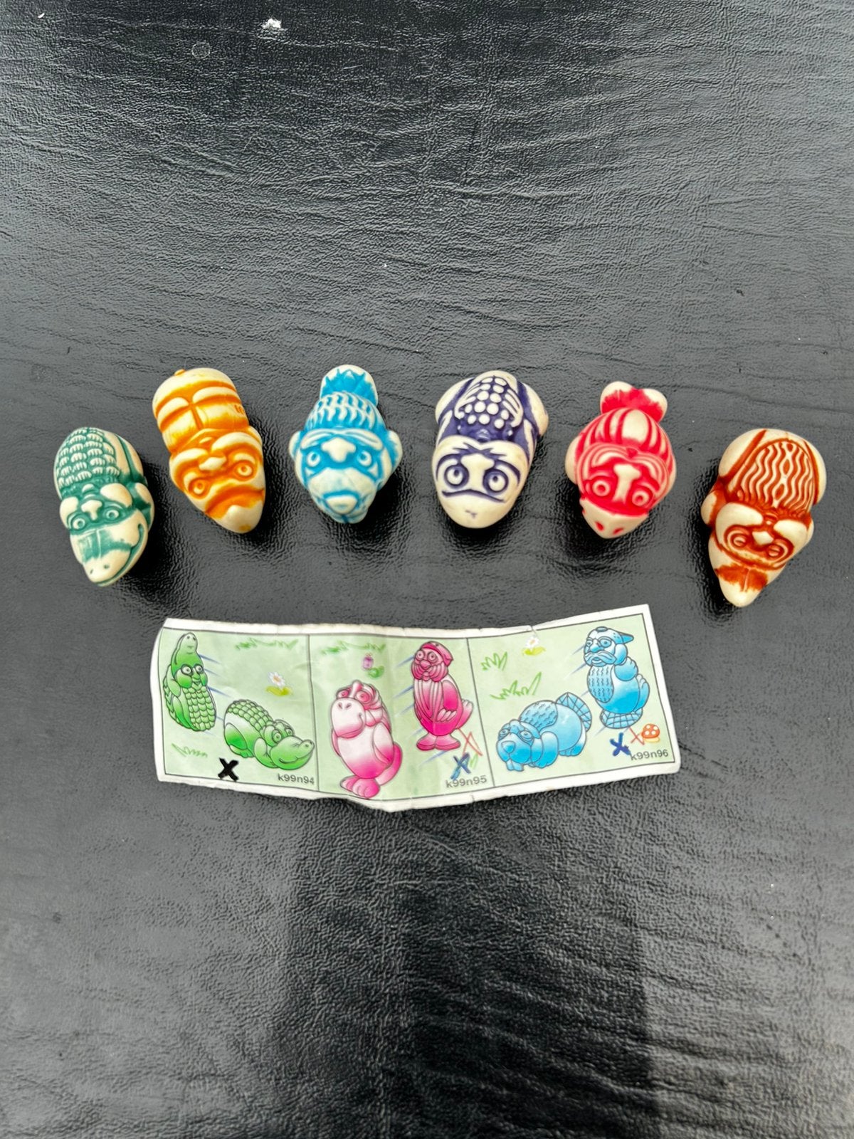 Kinder Surprise K99 n94-99 – met briefje – vintage, Verzamelen, Ophalen of Verzenden, Zo goed als nieuw, K-nummers